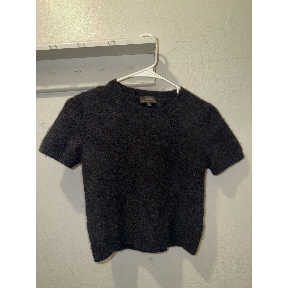 Quince Goth Mini Cashmere Short Sleeve Tee